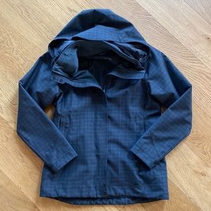 Women’s REI Lightly Insulated Raincoat w/removable hood